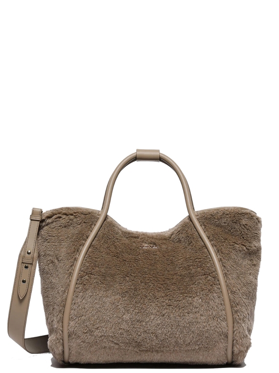 Max Mara TMARIN4 Teddy Taske, Warm Grey 
